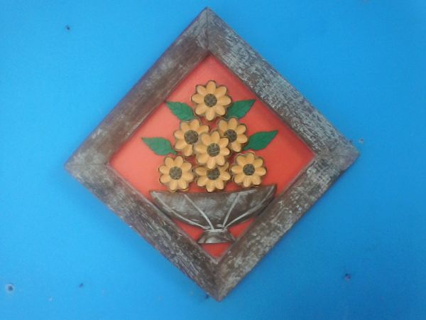 quadro de girassol